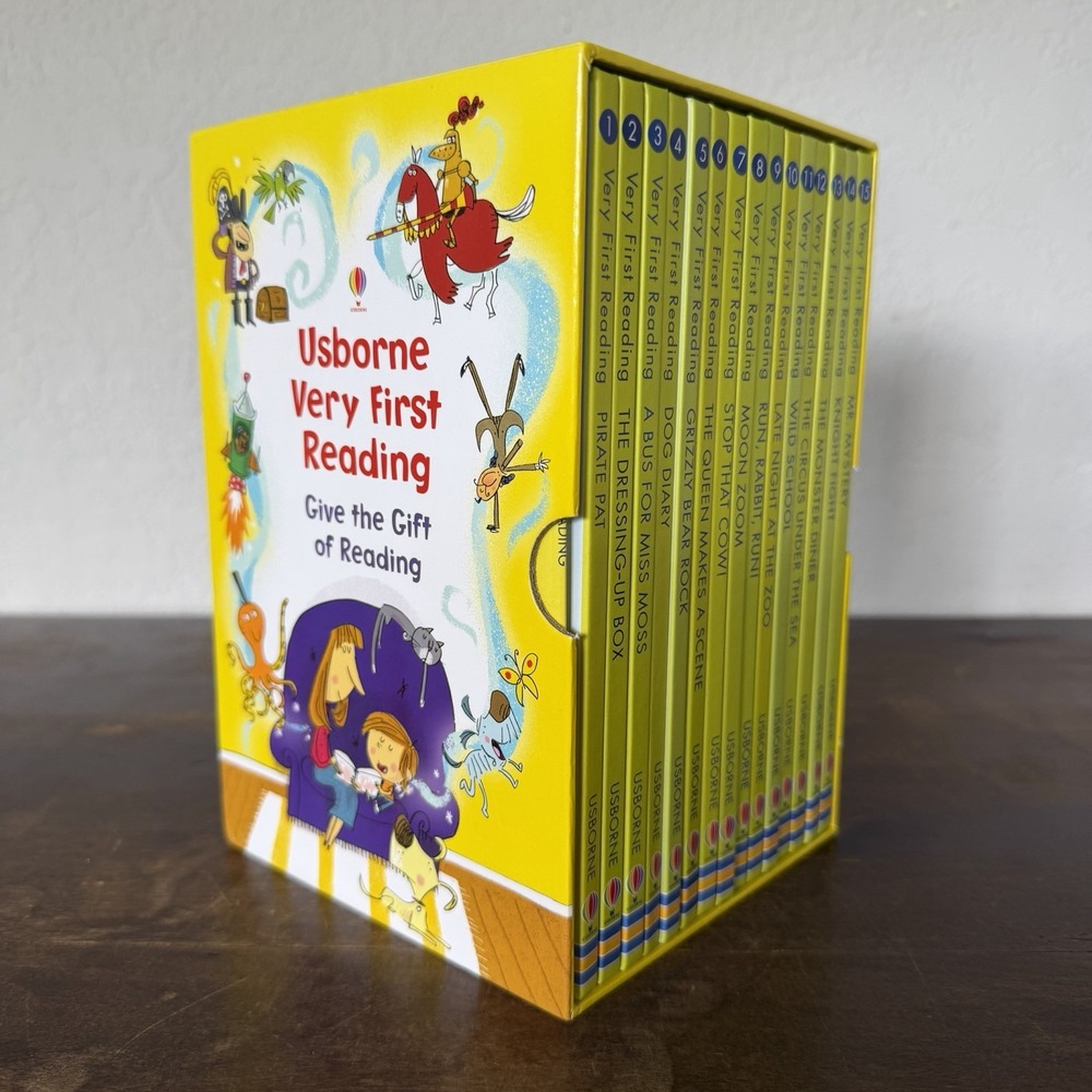 Usborne Very First Reading - 15 Hardcover Books Box Set